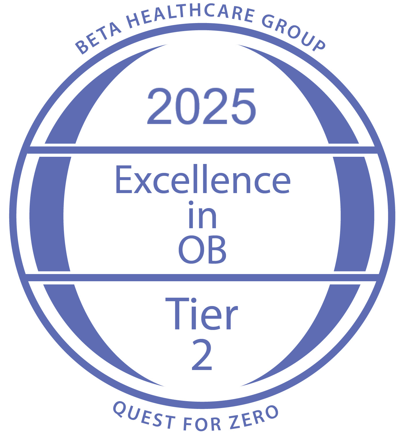 Quest for Zero OB Excellence Award badge
