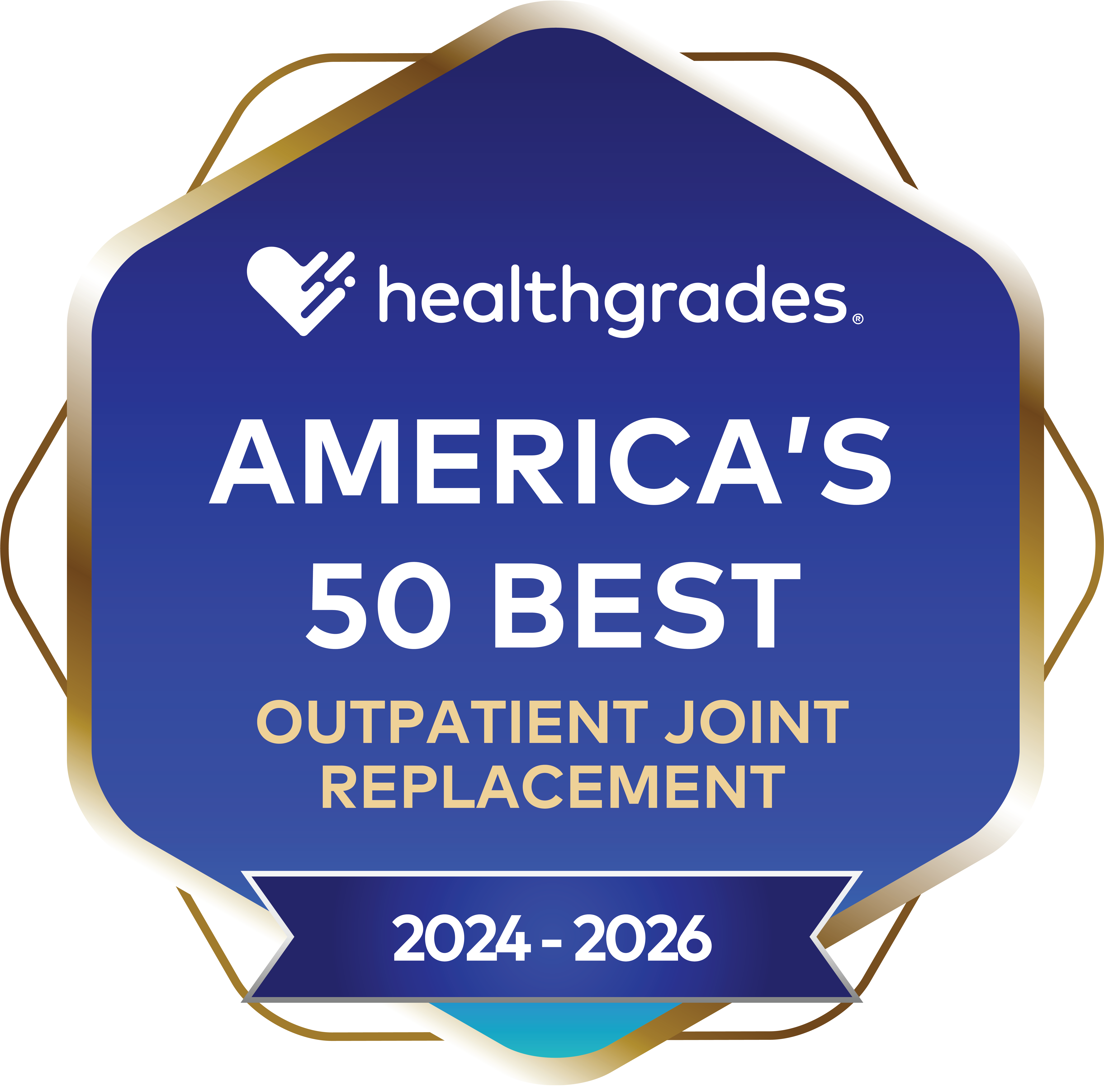 Healthgrades America's 50 Best badge