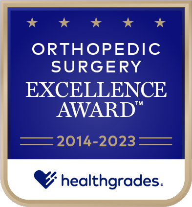 Orthopedic Surgery Excellence Award badge